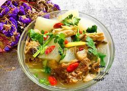 羊蝎子炖萝卜汤