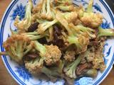 香菇炒菜花