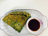 茼蒿鸡蛋饼