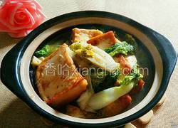 家常青菜豆腐