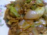 甘蓝菜炒肉