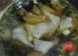 清汤荠菜馄炖的做法图解6