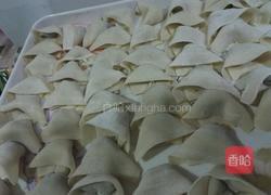 清汤荠菜馄炖的做法图解1