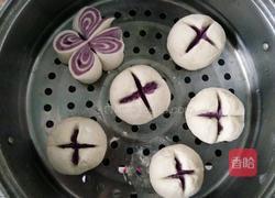 紫薯蝴蝶馒头的做法图解11