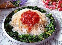 菠菜拌粉丝