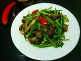 香菜炒牛肉丝