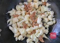 菜花炒肉的做法图解9
