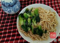 农家葱油拌面的做法图解4