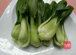 香菇炒油菜的做法图解3