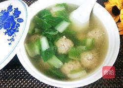 老鸭奶白菜猪丸汤的做法图解15
