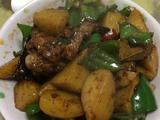 土豆烧鸡腿