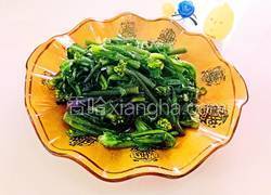 清炒红油菜苔