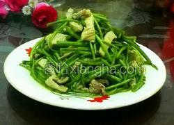 芦蒿炒肉丝