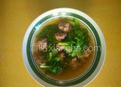 小白菜汆丸子