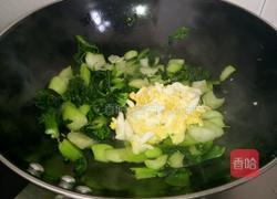鸡蛋炒青菜的做法图解8