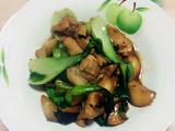 鸡腿菇炒鸡脯