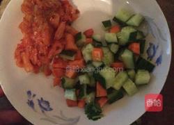 辣白菜炒饭的做法图解4