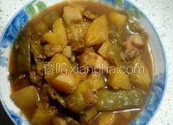 五花肉炖双豆（土豆豆角）