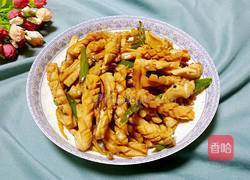 炒鱿鱼的做法图解8