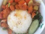 咖喱鸡腿饭
