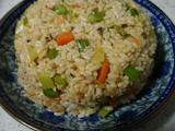 双蔬炒米（芹菜胡萝卜版）的做法[图]