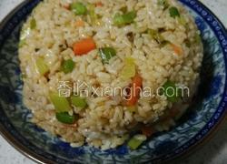 双蔬炒米（芹菜胡萝卜版）