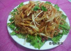 干明太鱼生拌菜丝