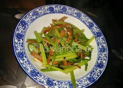 水芹炒豆干