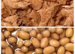 五香豆和脆虾皮（咸菜）