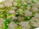 煮肉丸子汤