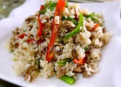 青椒肉粒炒饭