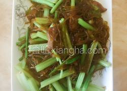 芹菜炒粉条