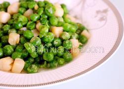 豌豆炒鲜贝