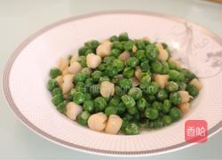 豌豆炒鲜贝的做法图解7