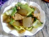 油菜粉坨炒肉的做法[图]