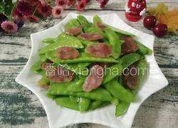 荷兰豆炒腊肠