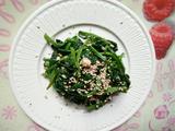 凉拌菠菜
