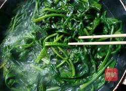凉拌菠菜的做法图解2