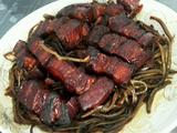 豆角丝红烧肉蒸菜