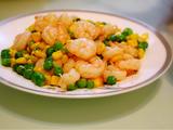 豌豆玉米炒虾仁