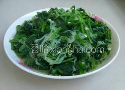 蒜蓉粉丝菠菜