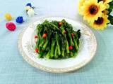 清炒白油菜薹