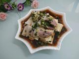咸肉蒸白豆腐干