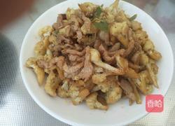 菜花炒肉的做法图解12