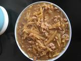 土豆丝炒肉末