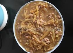 土豆丝炒肉末