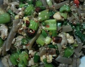 三椒兔肉