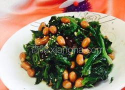 陈醋菠菜花生米