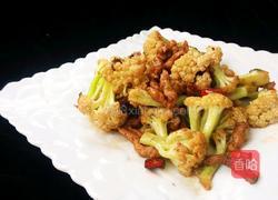 干锅肉丝菜花的做法图解12