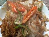 白菜炒撒子(阜阳地方菜）